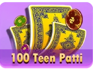 100 Teen Patti game icon